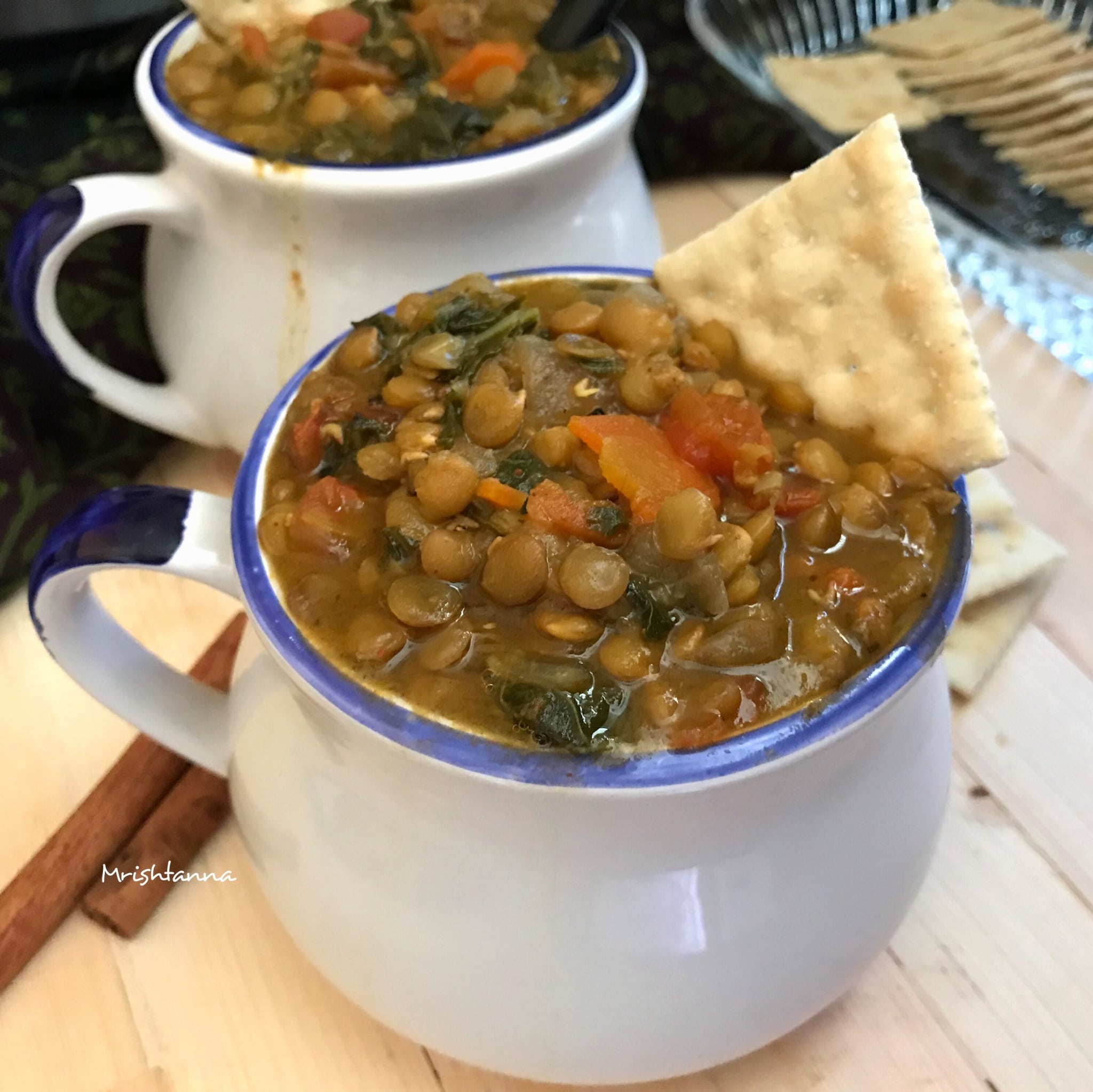 Instant Pot Kale Lentil Soup Simple Sumptuous Cooking
