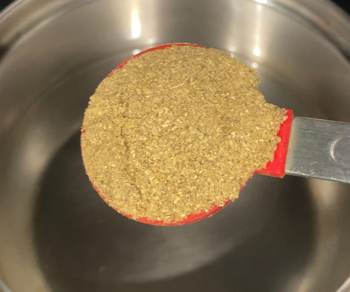 step by step method to make kashayam recipe, using homemade kashaya powder.