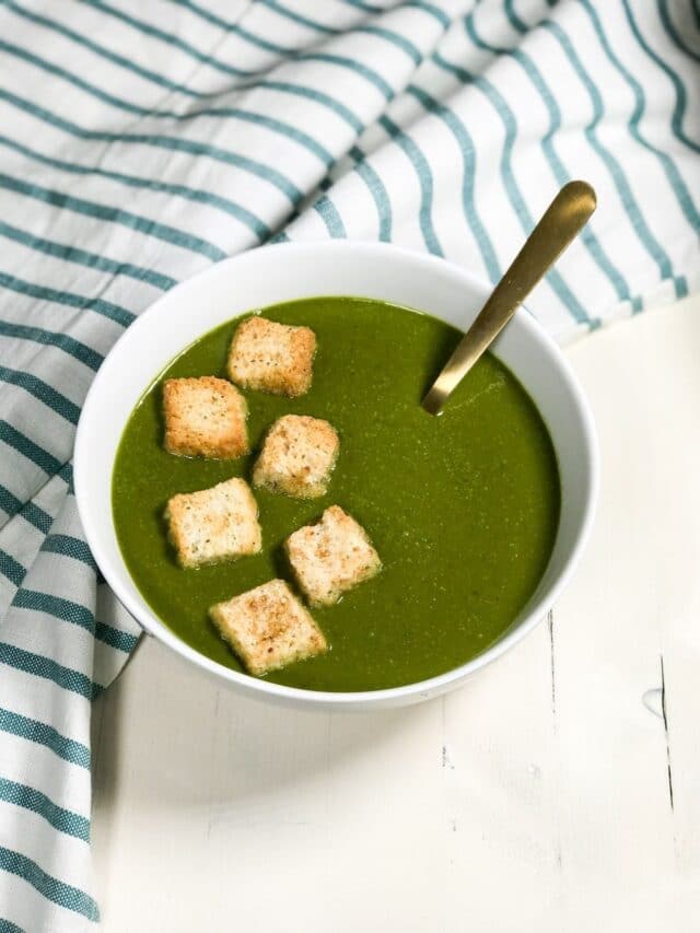 Vegan Spinach Soup • Simple Sumptuous Cooking