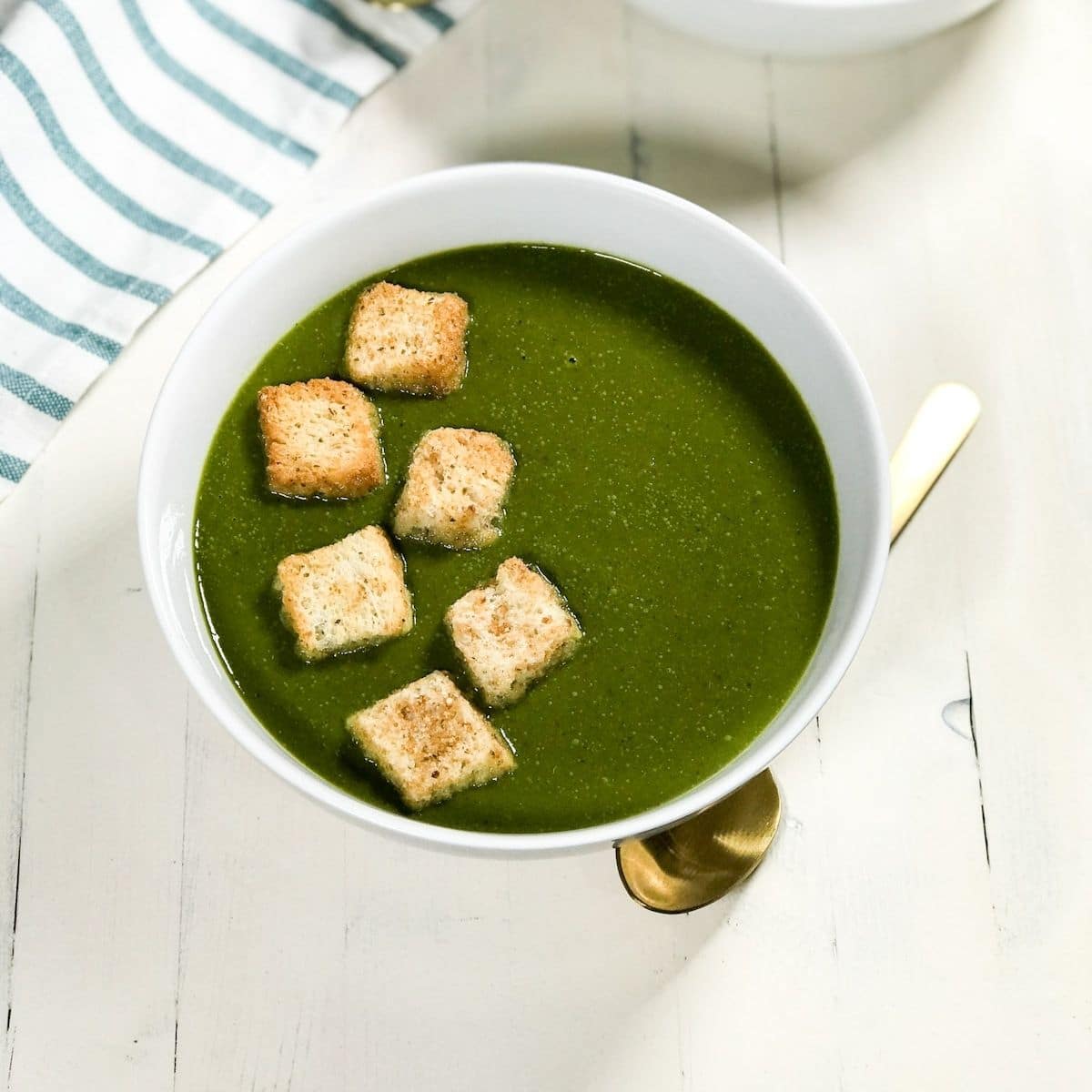 Vegan Spinach Soup from Simple Sumptuous Cooking