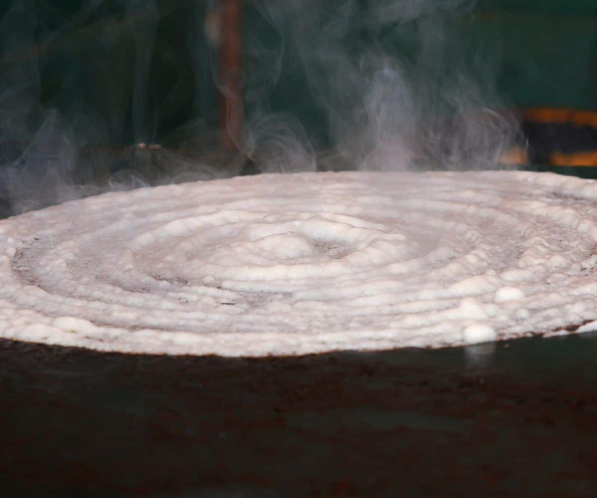 A tawa is with quinoa dosa.