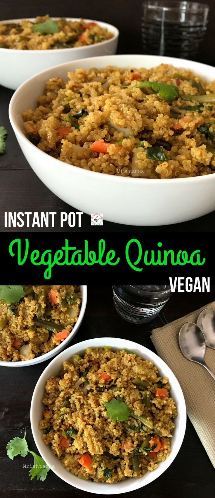 Instant Pot Vegetable Quinoa - Simple Sumptuous Cooking