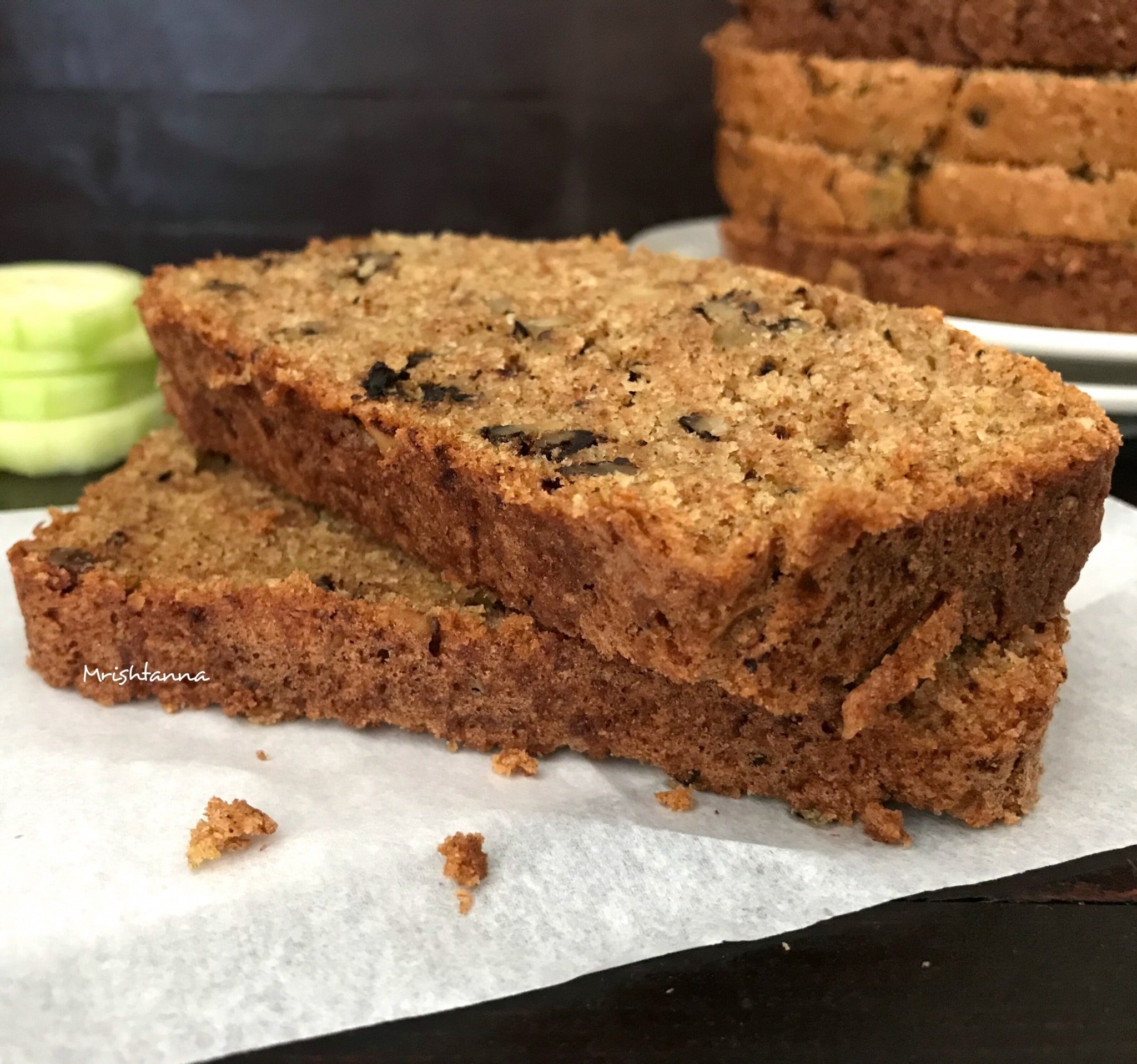 Cucumber Walnut Bread • Simple Sumptuous Cooking