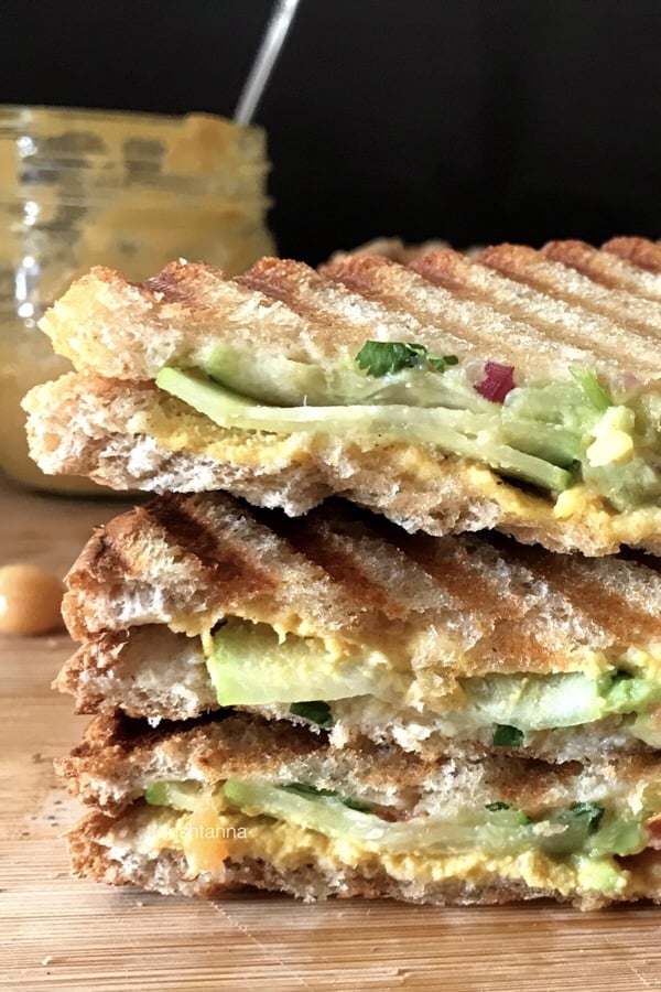 Avocado Ranch Panini Sandwich