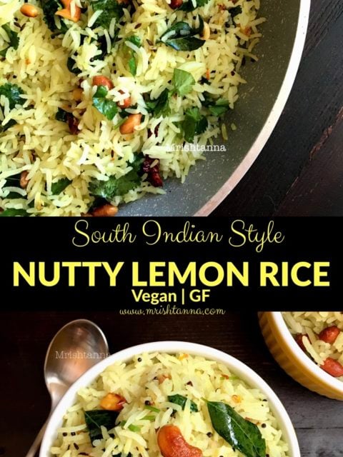 Nutty Lemon Rice Recipe