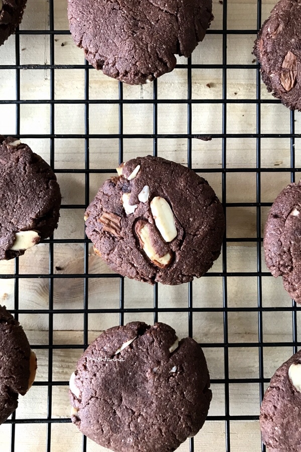 Cocoa Almond Cookies-image