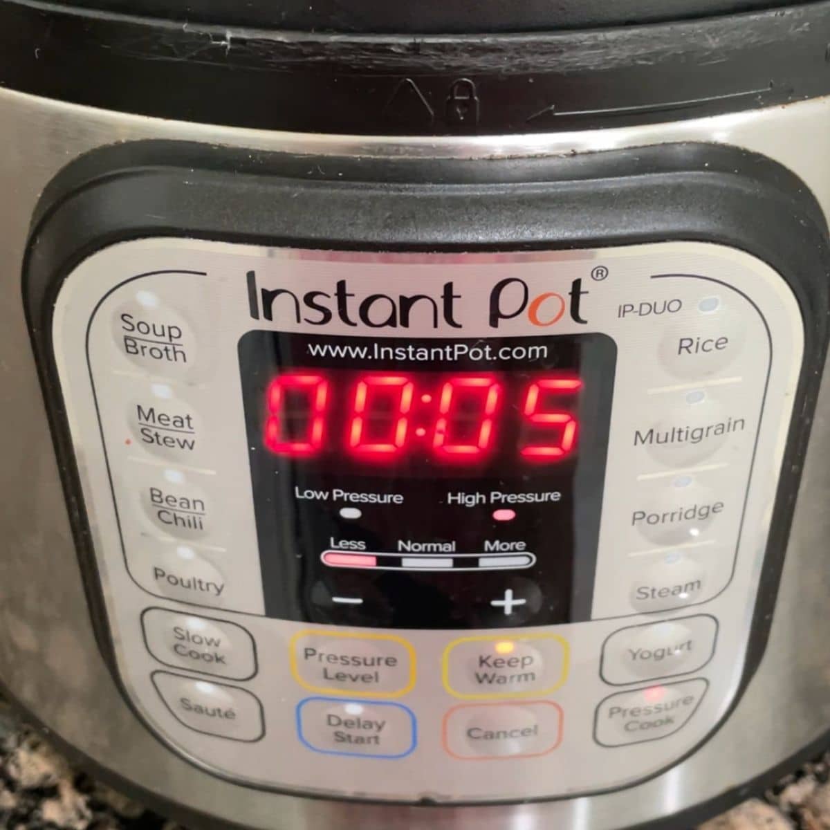 An instant pot is with pressure cooker mode.