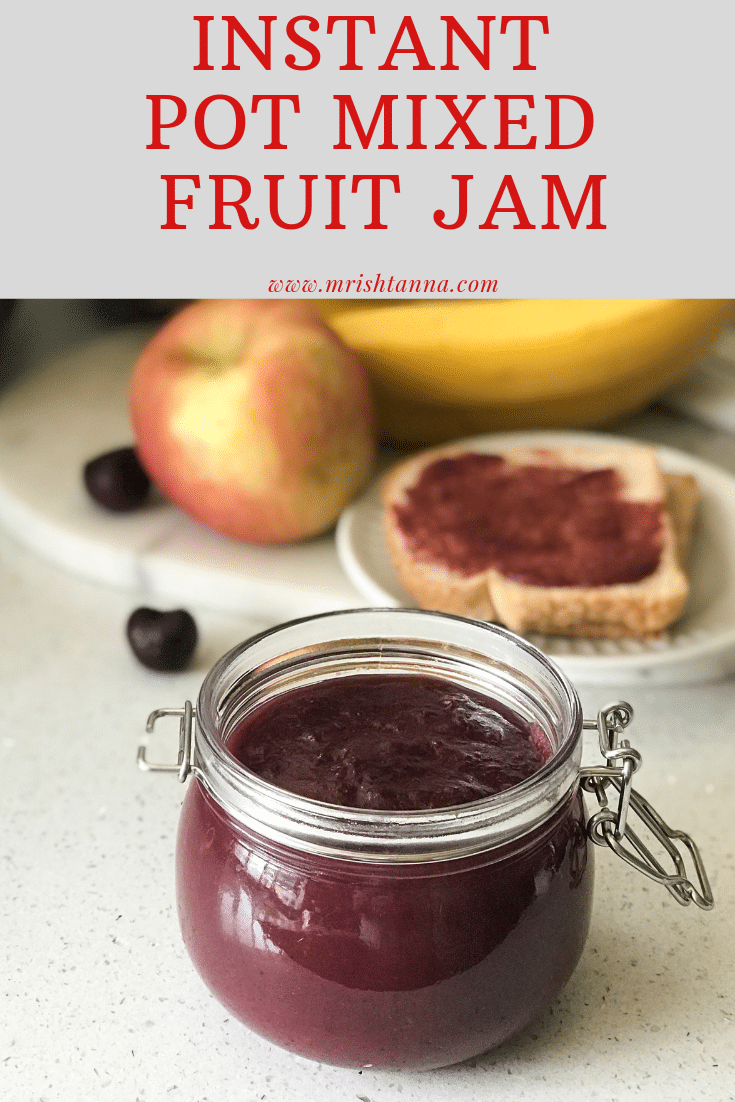 A bowl of Jam and Fruit