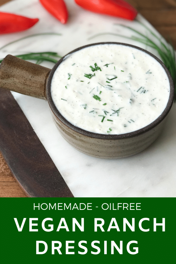 Homemade Vegan Ranch Dressing • Simple Sumptuous Cooking