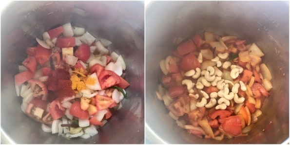 A bowl of food, with Cauliflower