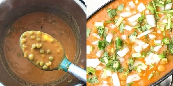 A bowl of maatar chaat