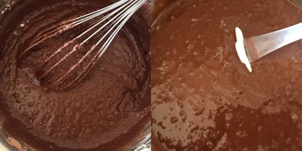 Cake and Chocolate batter