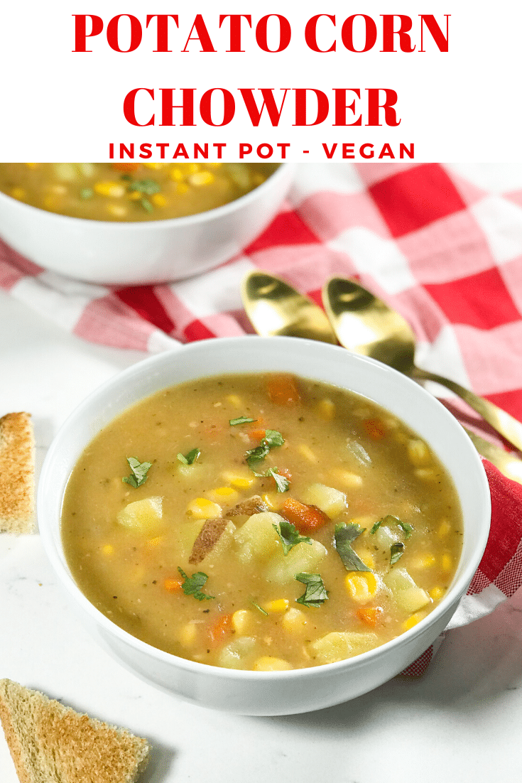 A bowl of Potato Chowder on the table