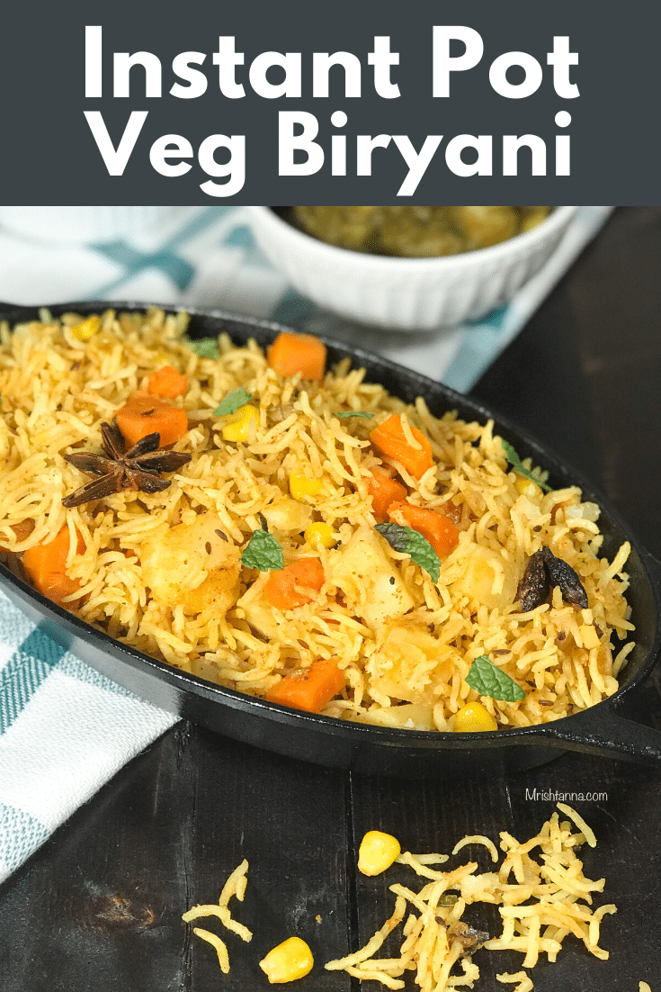 Instant Pot Vegetable Biryani Simple Sumptuous Cooking