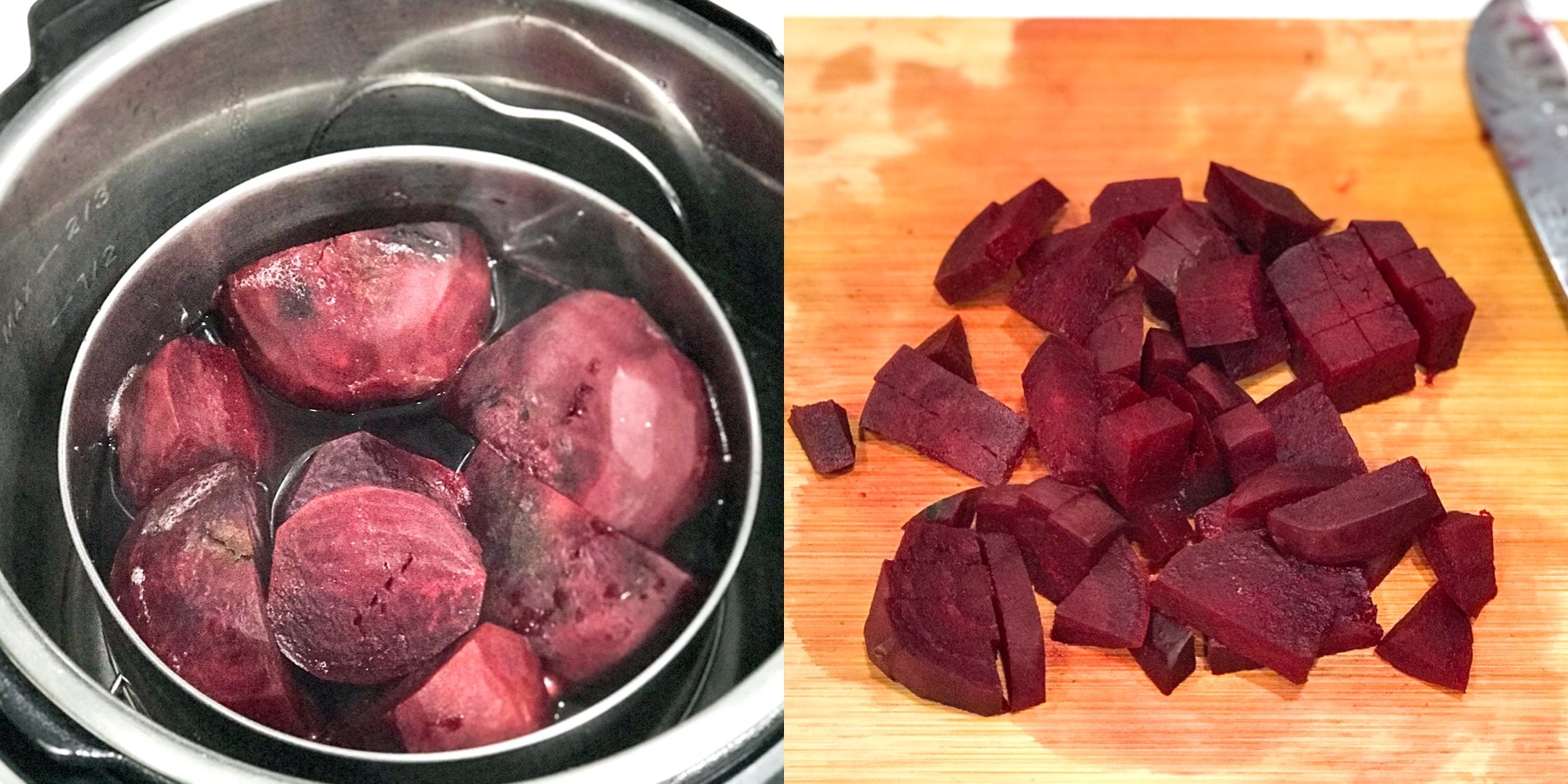 A bowl of food, with Beetroot and Curry