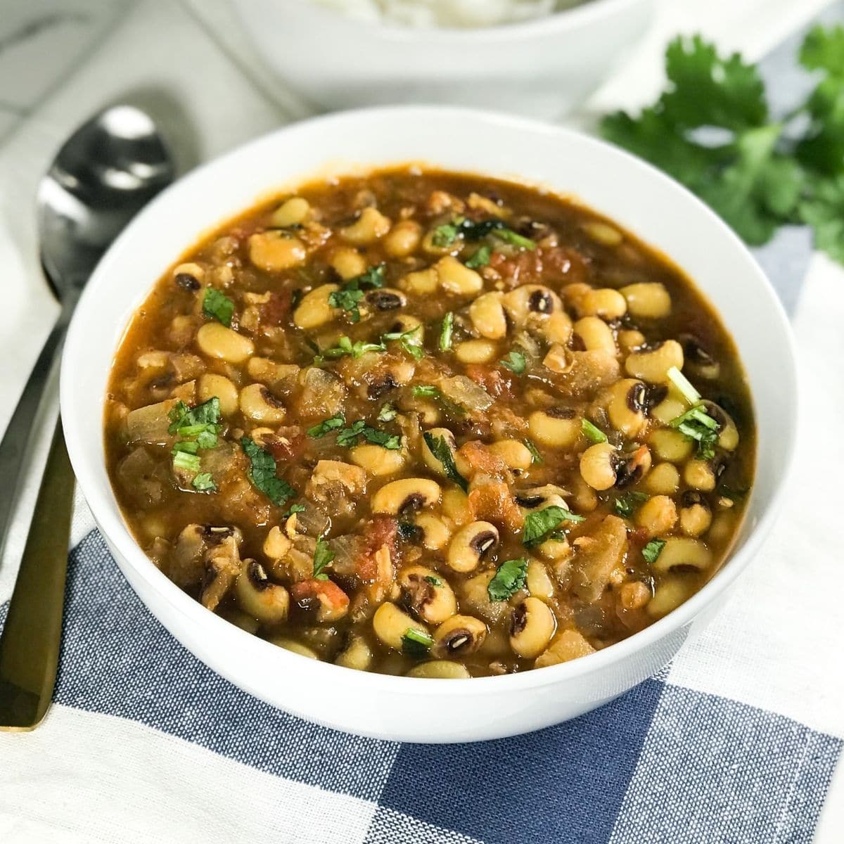 Instant Pot Black Eyed Peas Curry • Simple Sumptuous Cooking