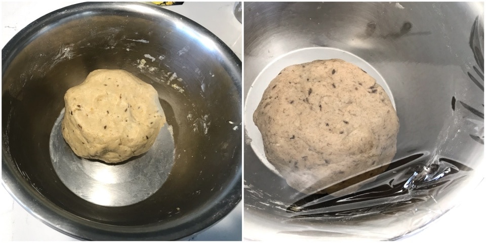 A pot with puri dough