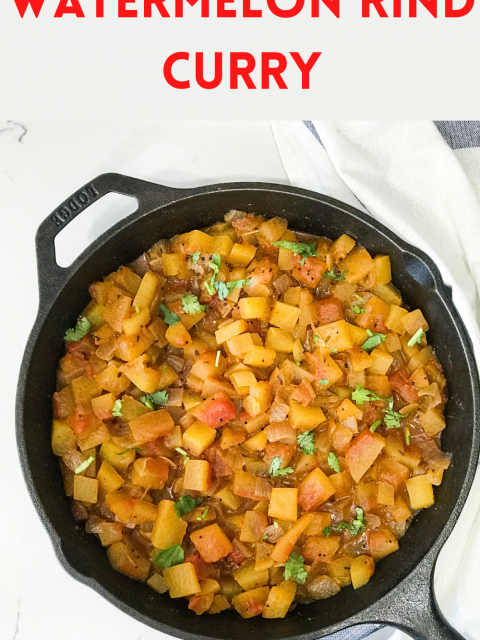 A pan filled with curry