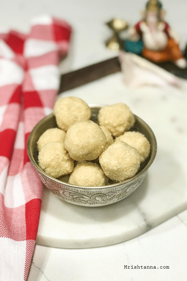 bowl of sweets on the table, with Almond and Sugar