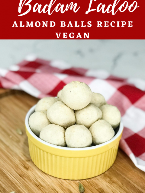 Bowl of ladoos with Nut and Cardamom