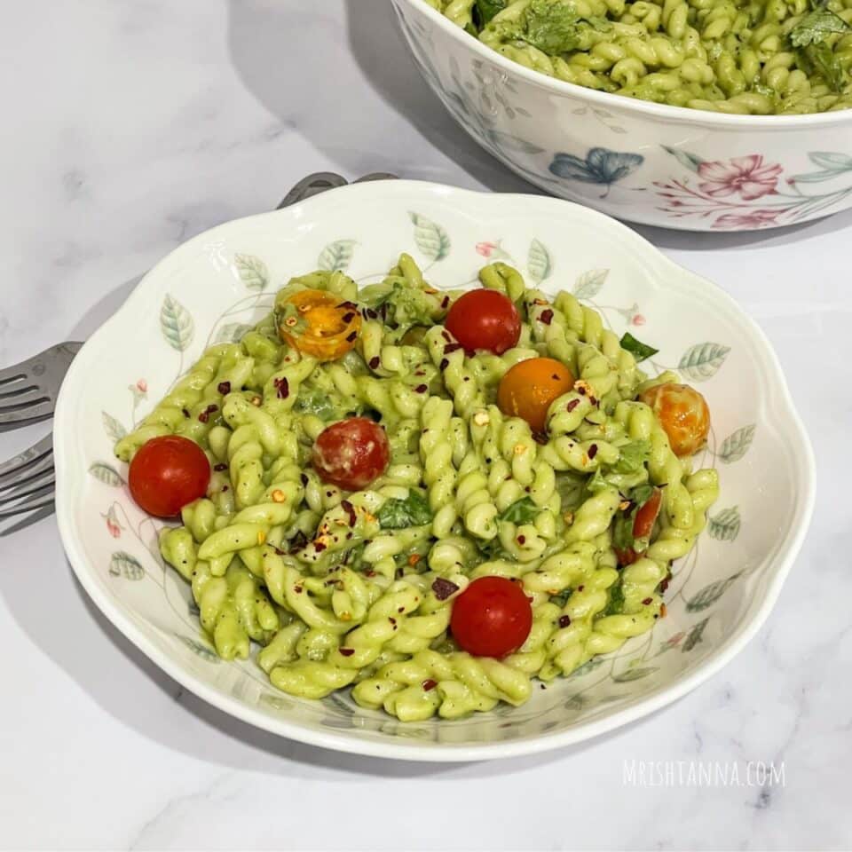 Creamy Vegan Avocado Pasta • Simple Sumptuous Cooking