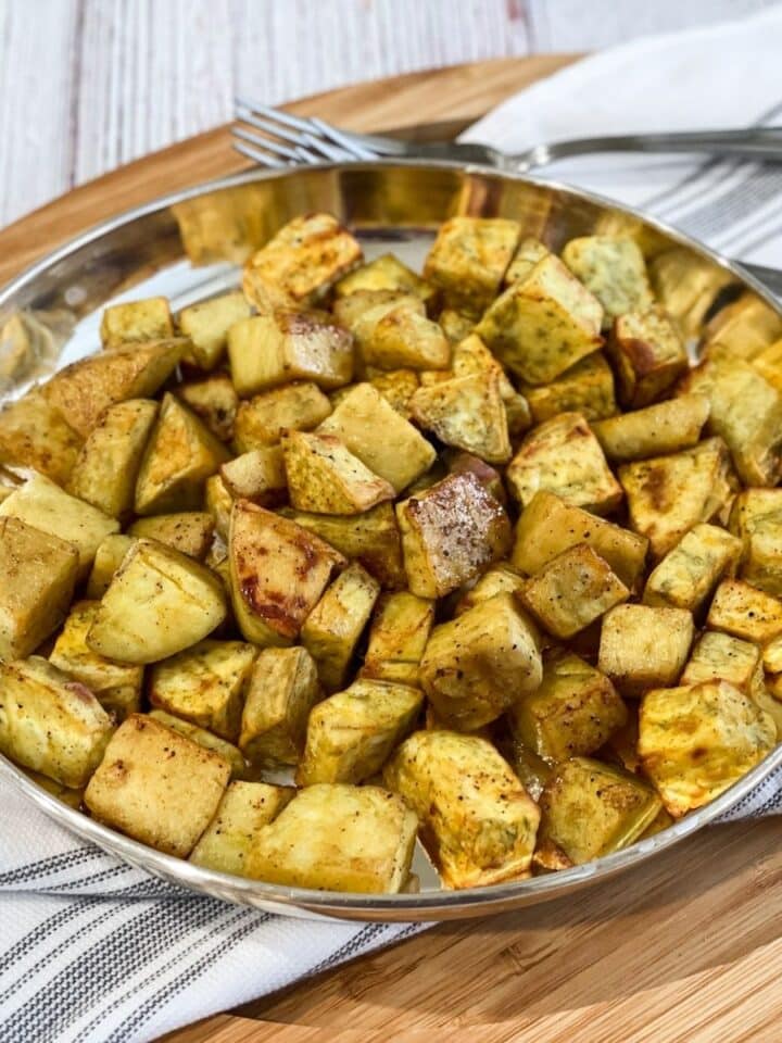 Air Fryer Potato Cubes • Simple Sumptuous Cooking