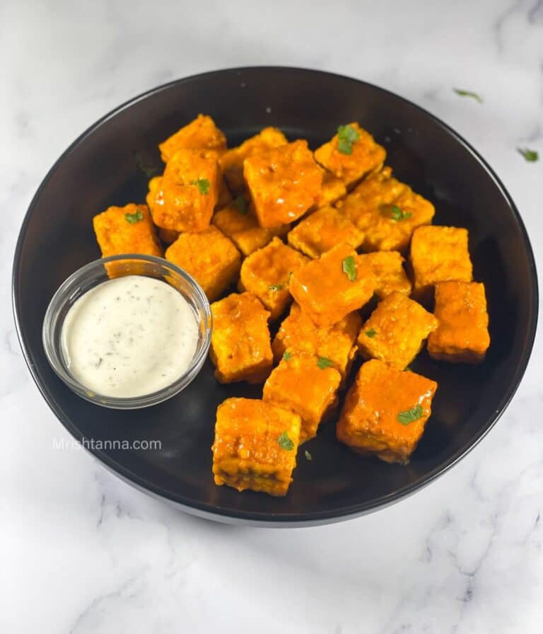 Buffalo Tofu Air Fryer • Simple Sumptuous Cooking