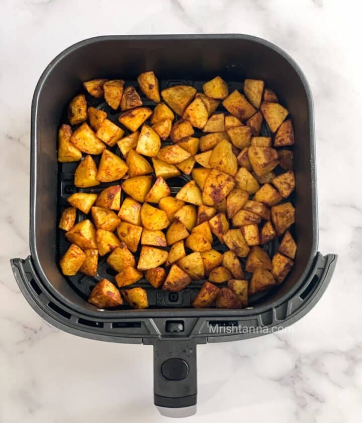 Air Fryer Potato Cubes • Simple Sumptuous Cooking