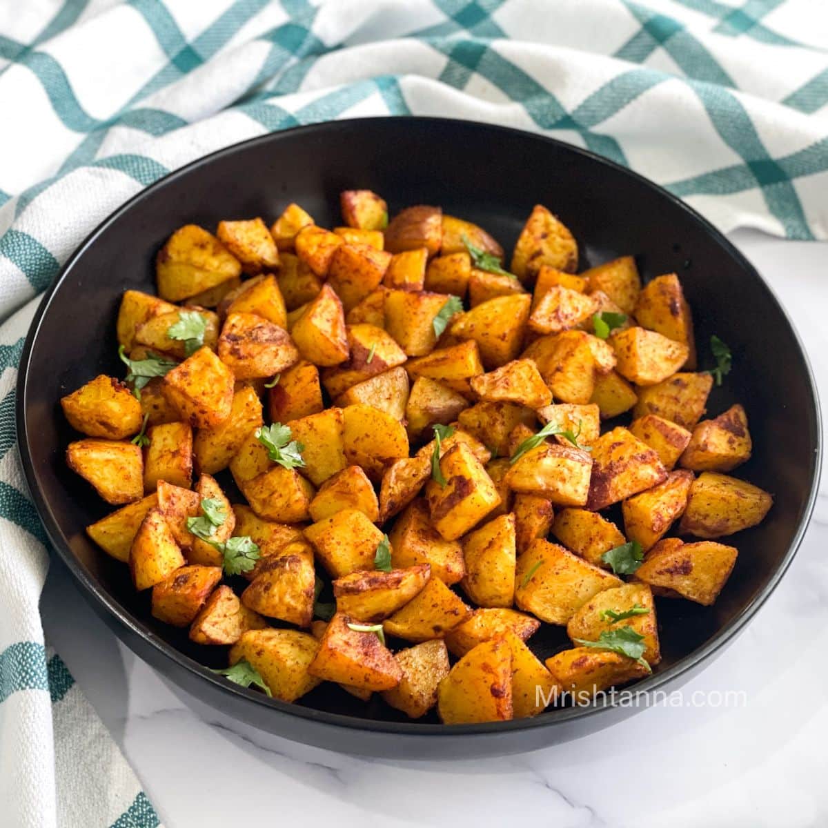 Air Fryer Potato Cubes • Simple Sumptuous Cooking