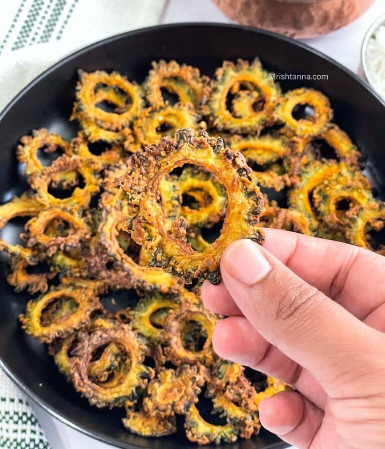 Karela Chips Air Fryer • Simple Sumptuous Cooking