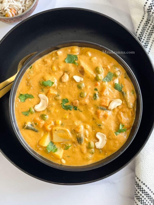 Instant Pot Vegetable Korma Story