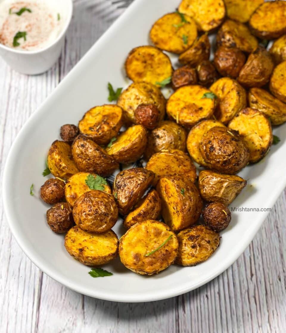 Air Fryer Mini Potatoes • Simple Sumptuous Cooking