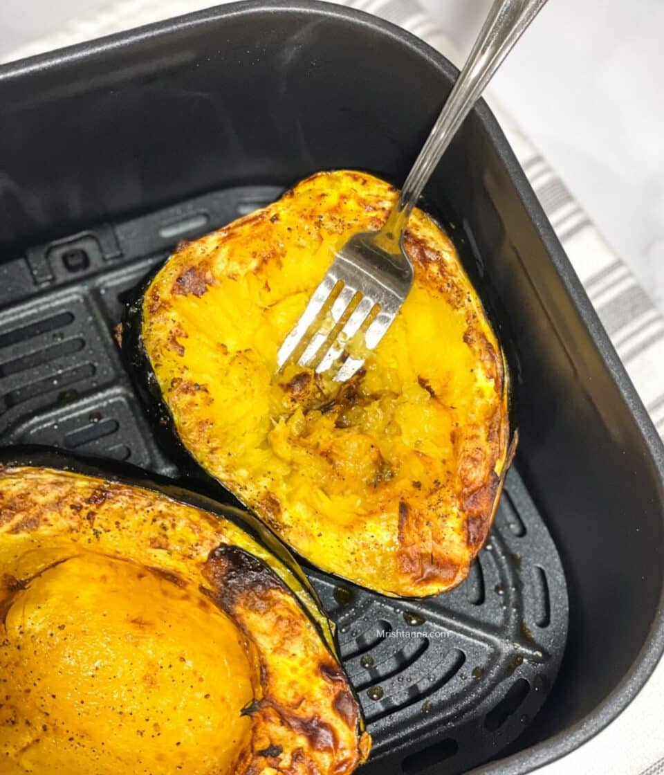 Air Fryer Acorn Squash • Simple Sumptuous Cooking