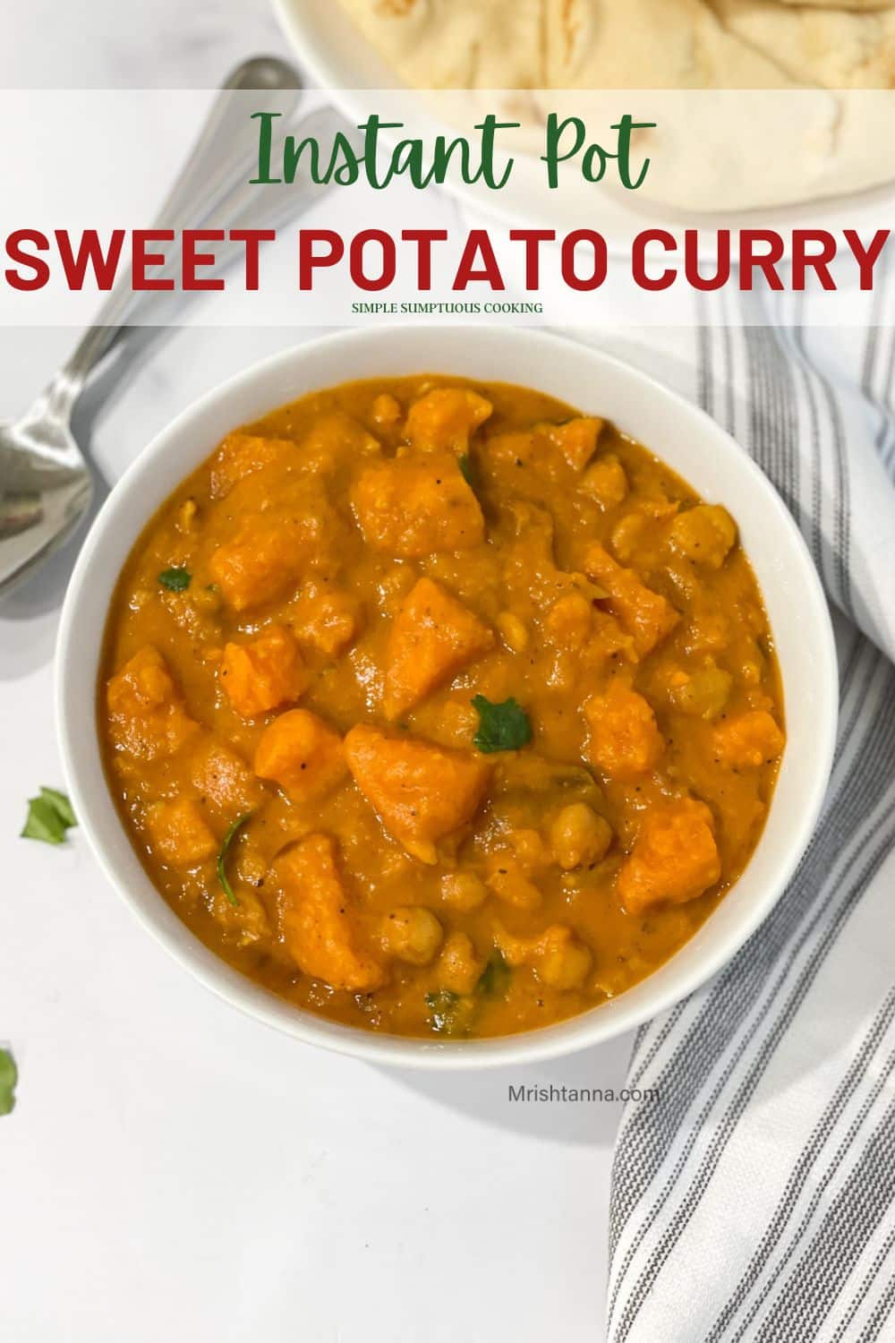 Instant Pot Chickpea Curry • Simple Sumptuous Cooking