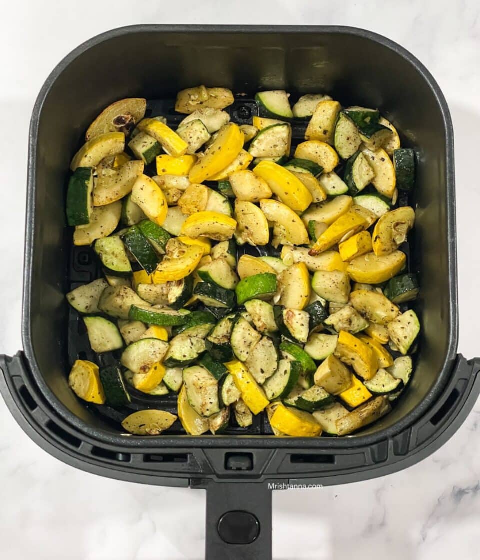 Zucchini And Squash In Air Fryer • Simple Sumptuous Cooking