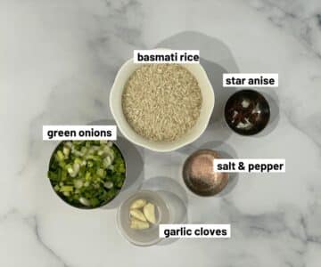 Image showcasing Easy Green Onion Rice Recipe • Simple Sumptuous Cooking
