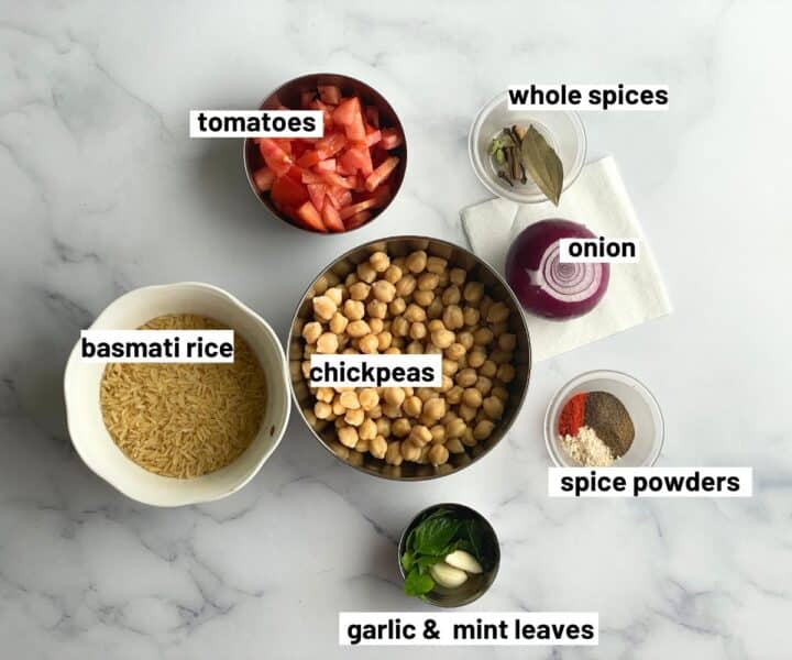 Chana Pulao (Instant Pot Chickpea Rice) • Simple Sumptuous Cooking