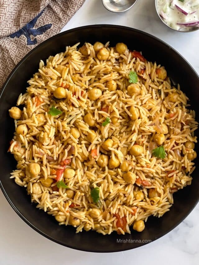 Instant Pot Chickpea Rice