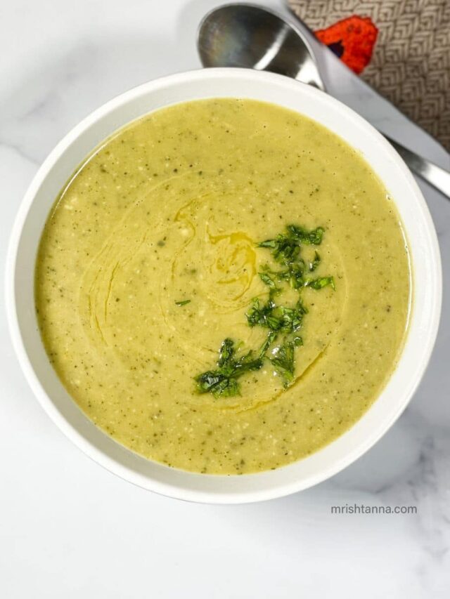 Instant Pot Vegan Zucchini Soup