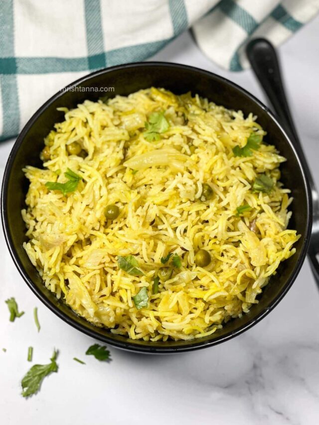 Indian Cabbage Rice Recipe