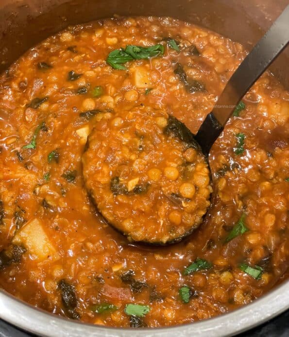 Easy Instant Pot Vegan lentil Soup Recipe • Simple Sumptuous Cooking