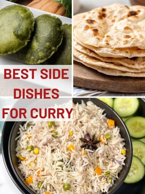 Curry side dishes.