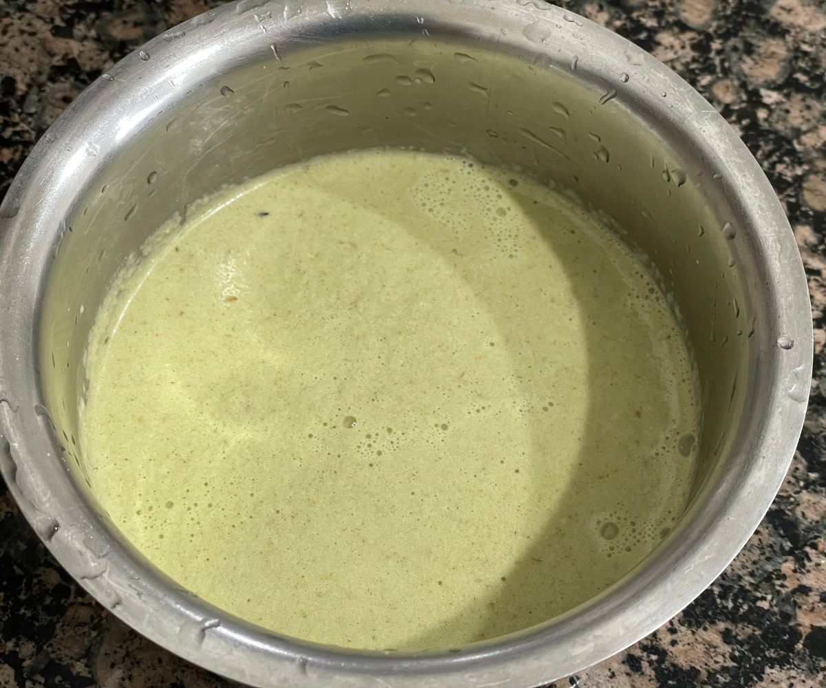 A bowl has Ajwain leaf tambuli.