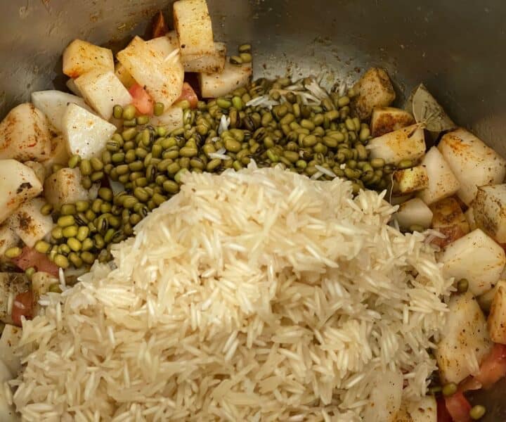 Radish Rice Pulao Recipe • Simple Sumptuous Cooking