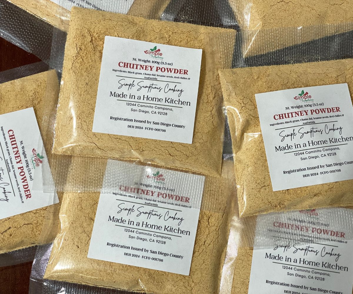 Spice powder packets